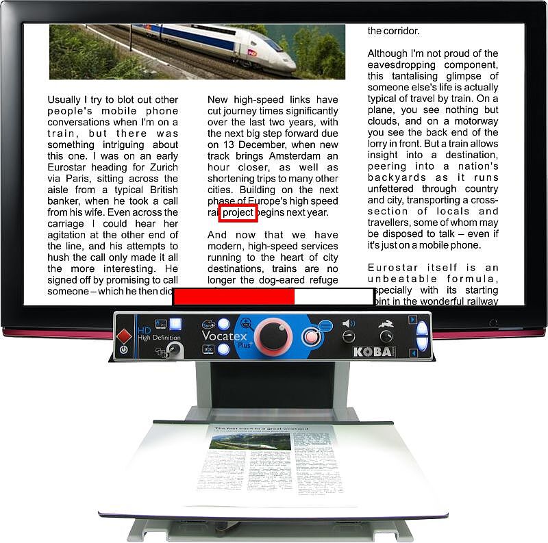 VOCATEX+ – Lesegerät mit Vorlesefunktion